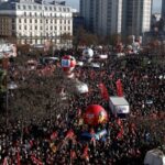 France strikes: Workers bring Paris to a standstill in second mass protest over retirement age reforms