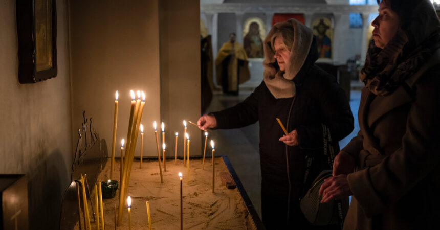 A Year of Russia’s War on Ukraine Is Marked by Protests and Defiance