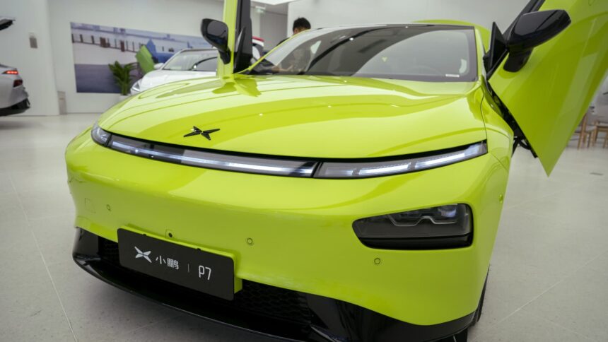 Chinese Tesla rival Xpeng launches P7 and G9 electric cars in Europe