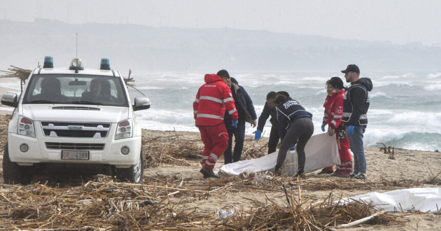 Dozens Drowned as Migrant Boat Breaks Up Near Italian Beach