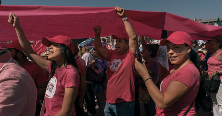 Large Crowds Across Mexico Protest Overhaul of Election Watchdog