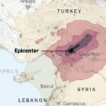 Map: 7.8-Magnitude Earthquake Strikes Turkey, Syria, Lebanon and Israel