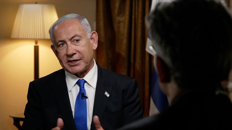 Netanyahu outlines vision for two-state solution - without Palestinian sovereignty