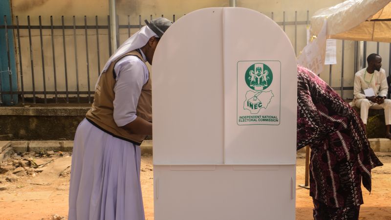 Nigeria election: A day after polls closed, voting was still taking place