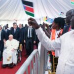 Pope Francis pleads for peace as he meets South Sudanese people displaced by war