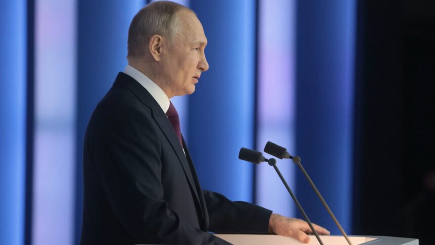 Russia's Putin blames West and Ukraine for provoking conflict