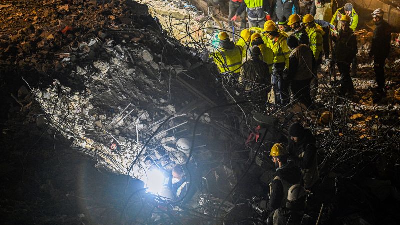 Turkey-Syria earthquake: Rescuers say voices are still being heard under the rubble