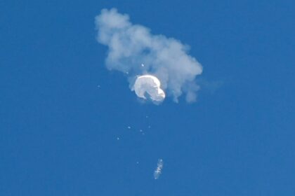 U.S. military shoots down suspected Chinese surveillance balloon