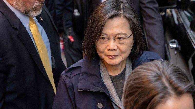 China warns of 'severe impact' on US relations as Taiwan's president lands in New York