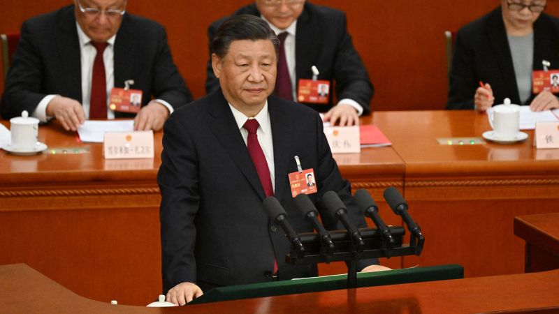 China's Xi Jinping vows to make military 'great wall of steel' in first speech of new presidential term