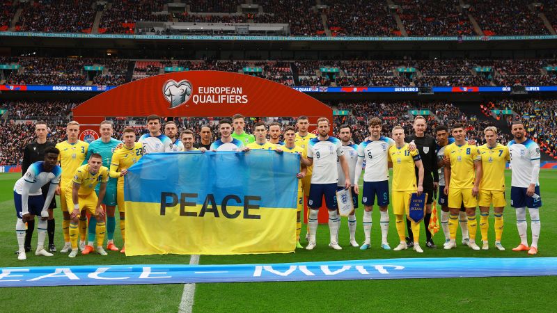 England hands Ukraine defeat on emotional night at Wembley Stadium