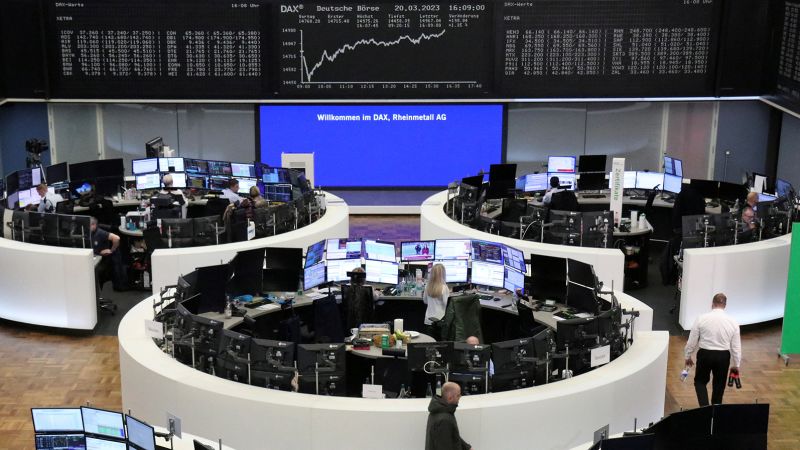 European markets recover on a wild day for bank stocks