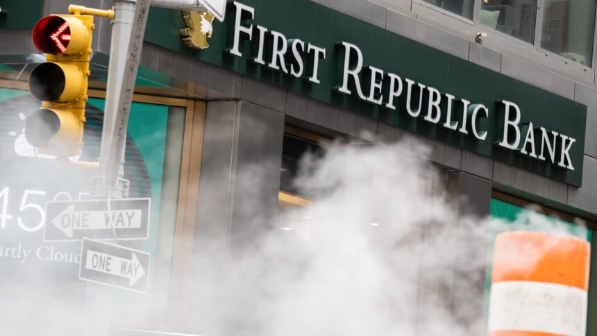 First Republic drops, bank stocks decline