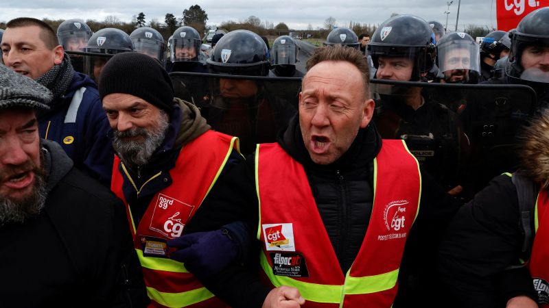 France national strike planned by unions after pension reform passed without a vote