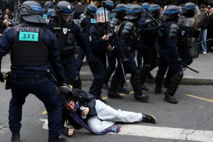 France pension reform protests turn violent following national day of action