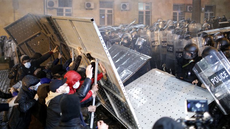 Georgia protests: Parliament formally revokes 'foreign influence' bill that sparked outcry