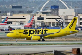 Spirit Airlines Airbus A320 LAX