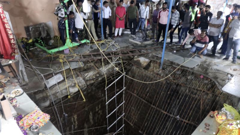 Indore temple accident: At least 35 killed in India after falling into underground stepwell