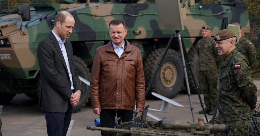 Prince William Visits Poland to Thank Troops Supporting Ukraine