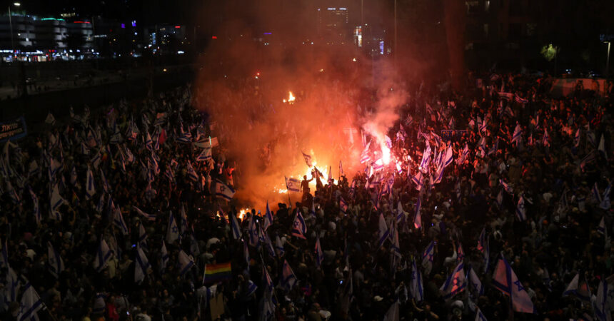 Protests Erupt in Israel After Netanyahu Fires Defense Minister