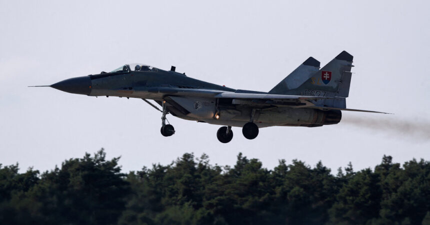 Slovakia Makes Its First Delivery of Pledged Soviet-Era Fighter Jets to Ukraine