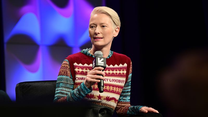 Tilda Swinton says she will not be wearing a mask on set of new movie