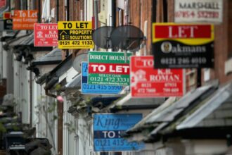 UK house prices post sharpest annual fall for a decade