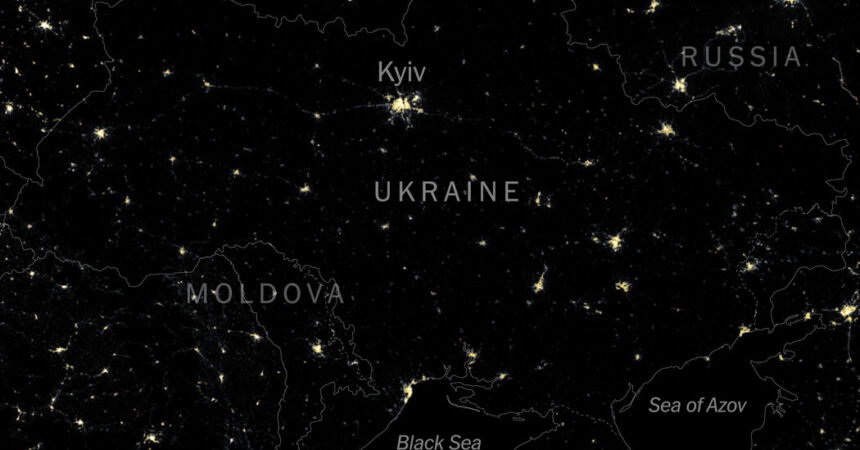 Ukraine Goes Dark: NASA Images Drive Home a Nation’s Anguish