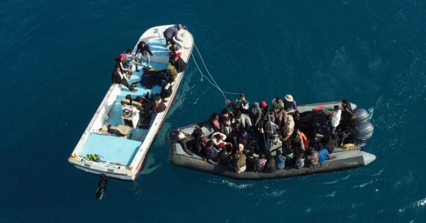 Boat Sinks in Mediterranean, and at Least 55 People Drown