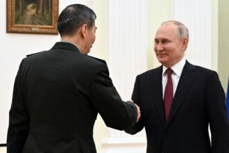 Chinese defense minister meets Putin in Moscow, hails military ties