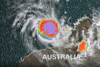 Cyclone Ilsa rapidly intensifies as it approaches landfall in Western Australia