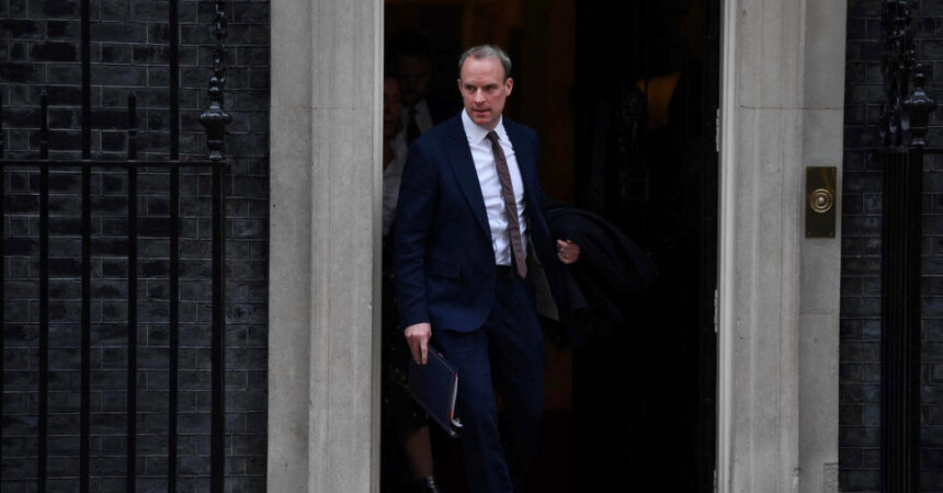 Dominic Raab, U.K. Deputy Prime Minister, Resigns Amid Bullying Scandal