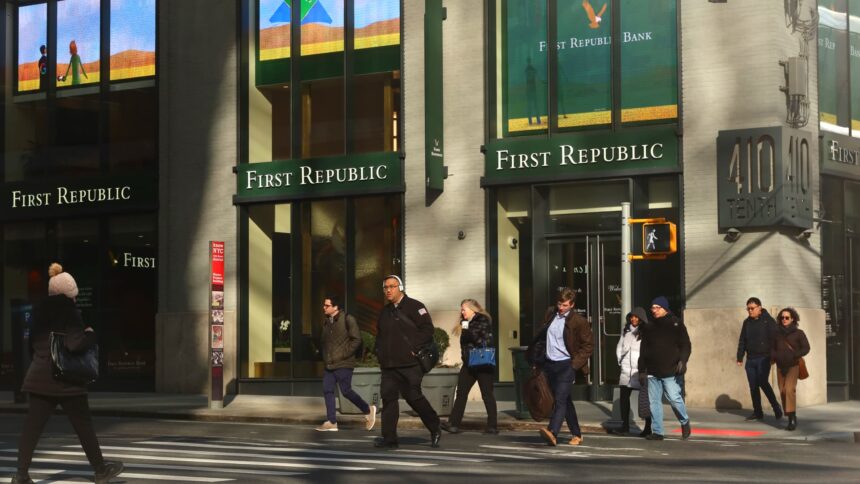 First Republic most likely headed for FDIC receivership, sources say; shares drop 40%