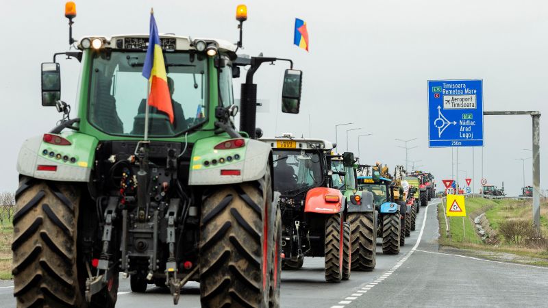 Glut of cheap Ukrainian grain sparks farmers' protests in eastern Europe