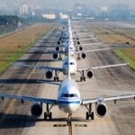 planes on runway