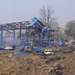 Horrific aftermath of Myanmar junta airstrike that killed 100 in central Sagaing region