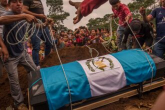 In Photos: Families of Guatemalans Killed in Migrant Center Fire Bury Their Dead