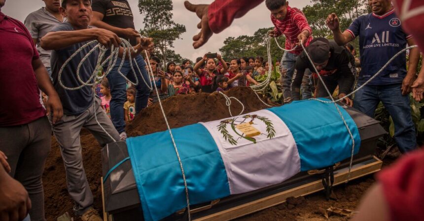 In Photos: Families of Guatemalans Killed in Migrant Center Fire Bury Their Dead