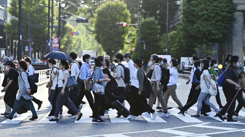 Japan's population drops by half a million in 2022