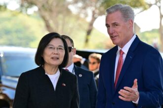 Kevin McCarthy meets with Taiwan President Tsai Ing-wen amid China threats