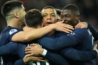 Kylian Mbappé becomes Paris Saint-Germain's all-time top scorer in Ligue 1