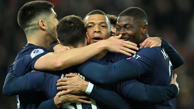 Kylian Mbappé becomes Paris Saint-Germain's all-time top scorer in Ligue 1