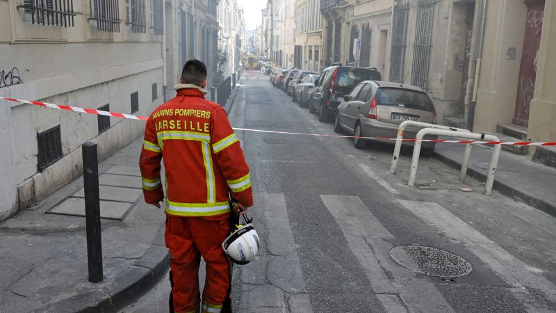 Marseille building collapse: Up to 10 people trapped under rubble in French city