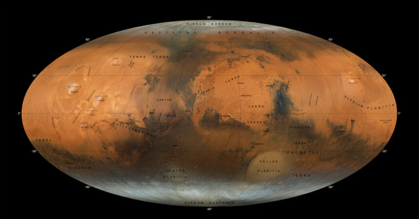 New Mars Map Lets You ‘See the Whole Planet at Once’