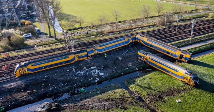 Passenger Train Derails in the Netherlands