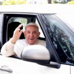 Pope jokes he's 'still alive' as he leaves hospital