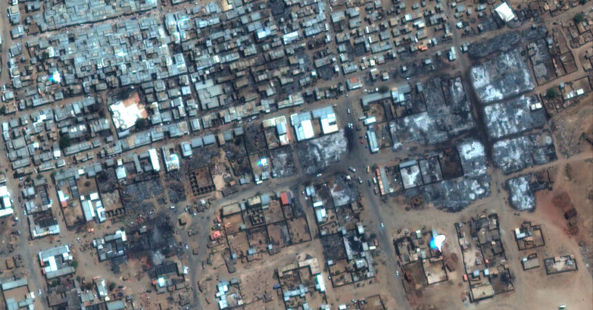 Satellite Images of Sudan Show a Large Food Market Burned in Darfur