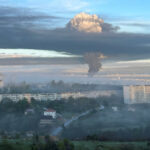 Smoke Billows From Crimean Fuel Depot After Suspected Drone Attack