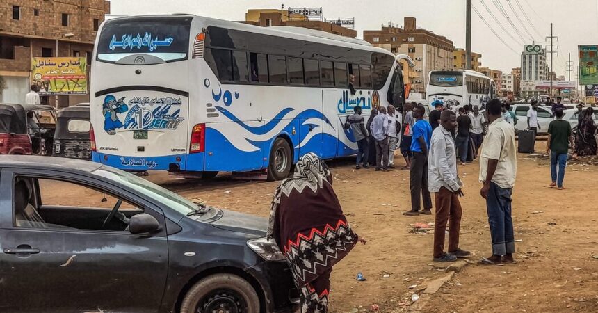 Sudanese Flee Violence in Khartoum