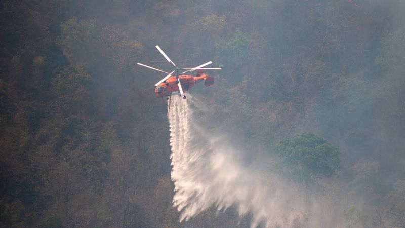 Thailand air pollution: Smoke from forest fires blankets Chiang Mai